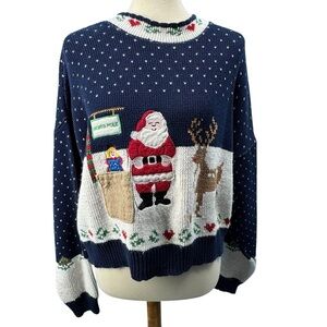 Bonnie Noble Unisex Vintage Ugly Christmas Sweater 1980